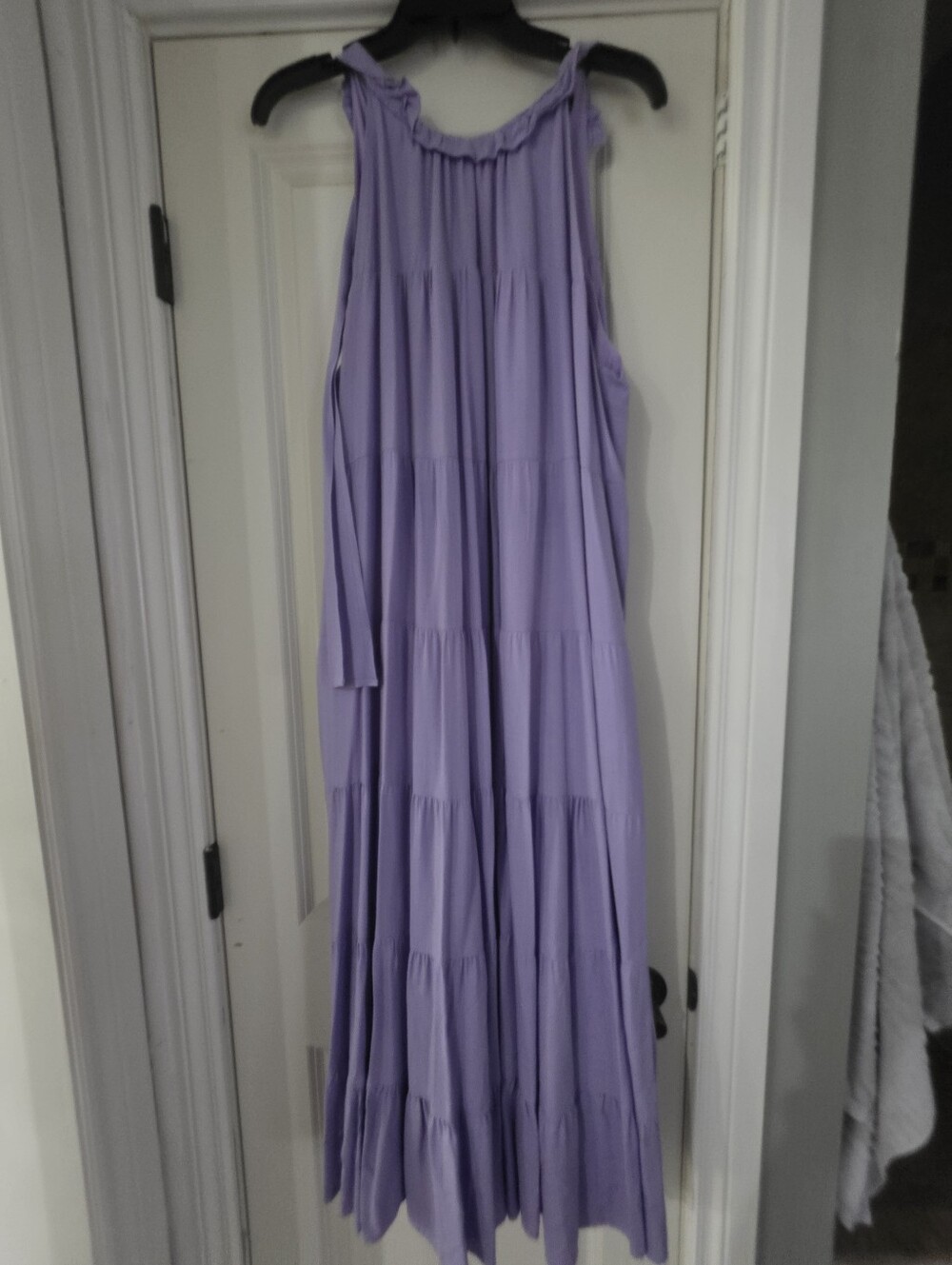American Eagle Outfitters Lavender Tiered Maxi Dress